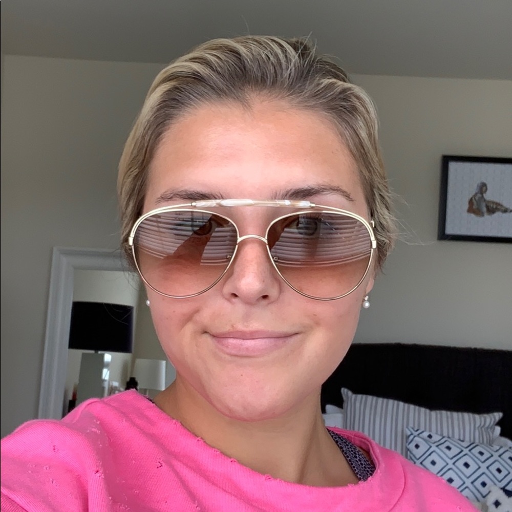 Authentic Chloé aviator sunglasses!